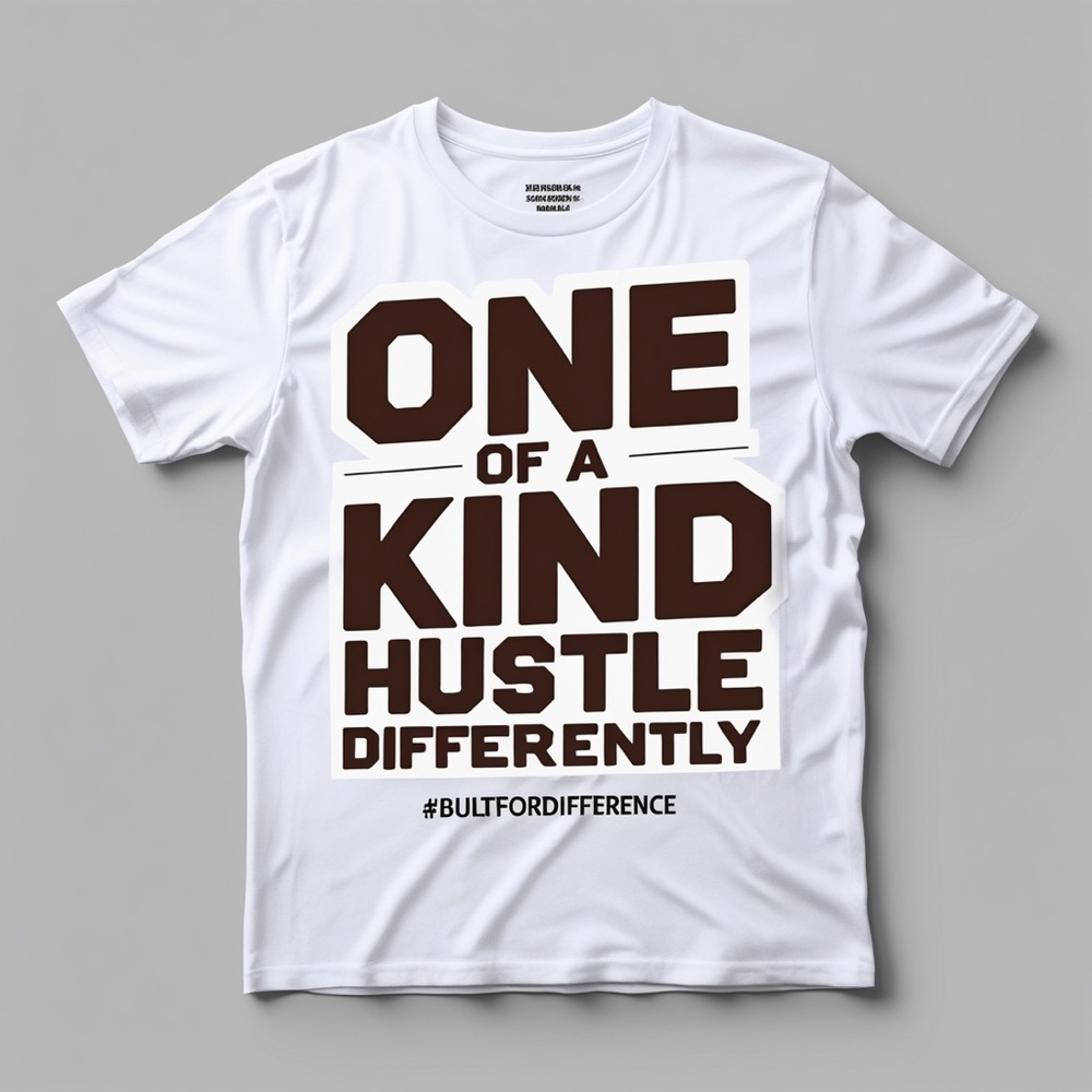 one of a kind hustle mens street wear tshirt (all size available)